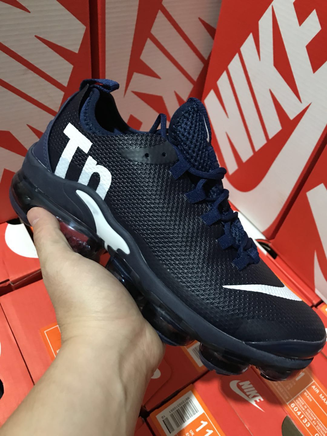 Nike Air Max VaporMax TN Deep Blue White - Click Image to Close